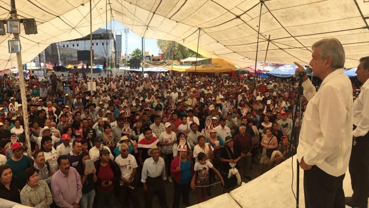 Foto: tomada del facebook de Andres Manuel López Obrador