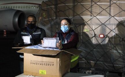 Arriba a México nuevo embarque de insumos procedentes de China