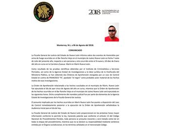 Capturan a presunto responsable de ataque a bar en Nuevo León