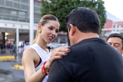 Mariana Rodríguez presenta a vecinos del sur, el “Monterrey del Futuro”