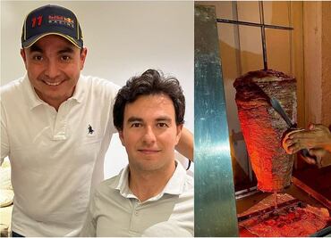 Checo Pérez prueba los tacos favoritos de los futbolistas en la CDMX; previo al GP de México