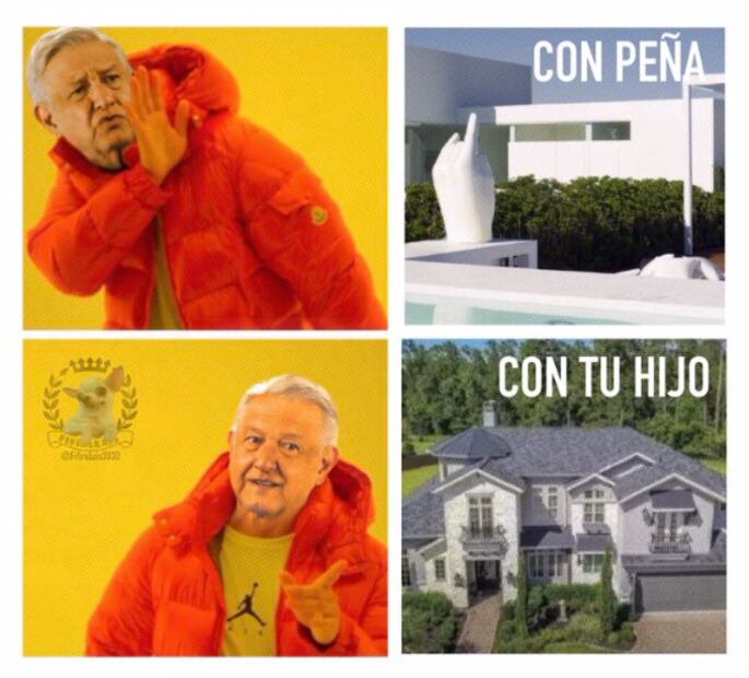 La casita del hijo de AMLO, Alfredo Adame y las palabrotas de Biden, en los memes de la semana