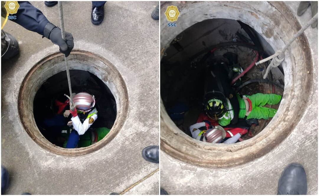 Elementos del ERUM coordinaron el rescate. Foto: Especial