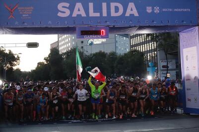 Reportan cierres viales por Medio Maratón de la Ciudad de México