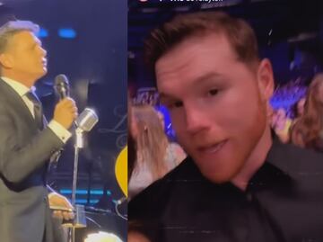 Canelo Álvarez acude a concierto privado de Luis Miguel y se aventó palomazo