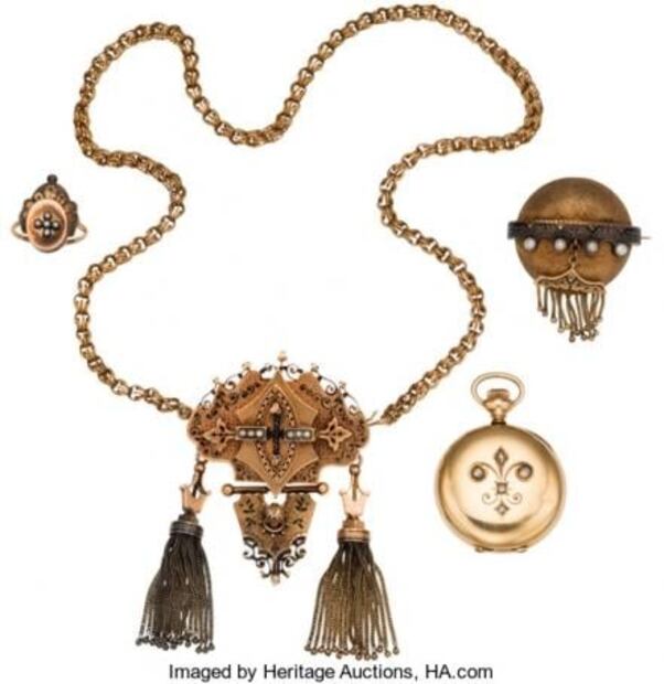 Subastarán en Texas lote de joyas de la Emperatriz Carlota 