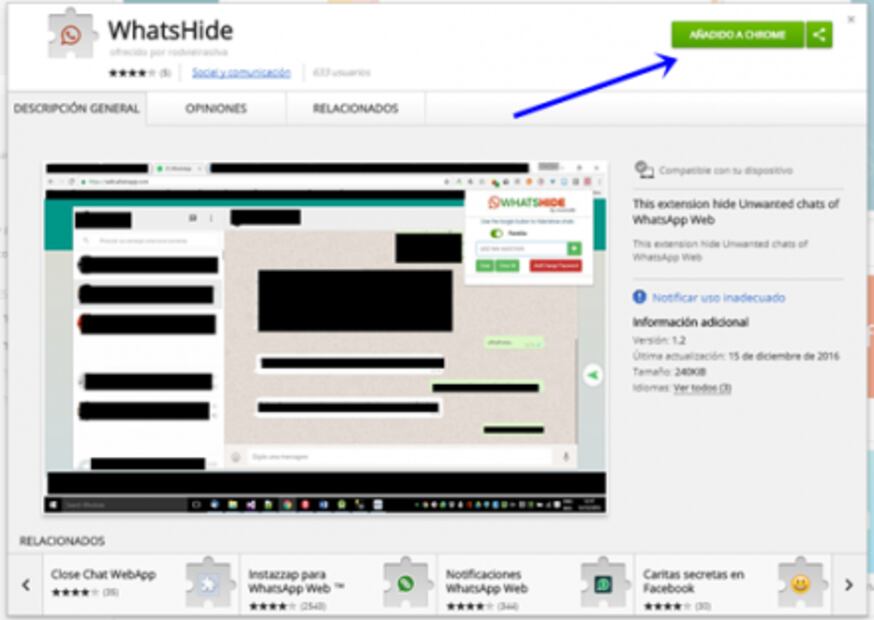 Cómo ocultar tus mensajes de WhatsApp Web 