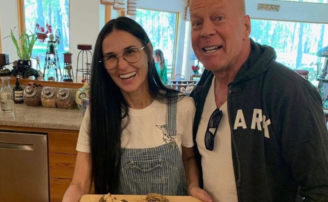 Los actores Demi Moore y Bruce Willis, quienes terminaron su matrimonio después de 11 años juntos. Foto: Vía Instagram oficial de Bruce Willis.