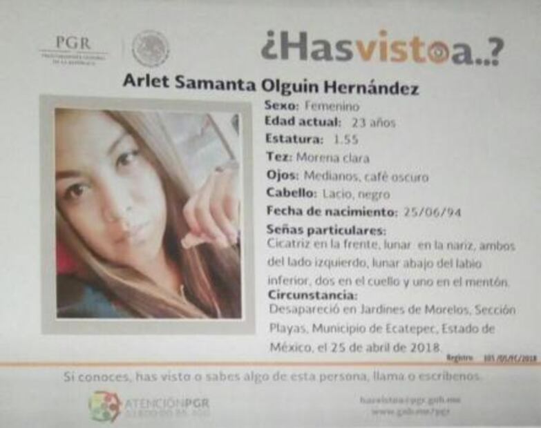 Largo peregrinar en busca de Arlet; sospechan de pareja homicida en Ecatepec