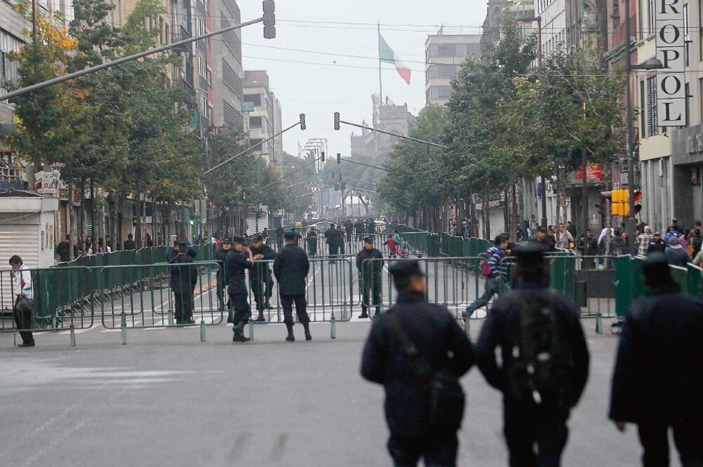 Además de los cortes viales, la SSSPDF también desplegará un operativo para salvaguarda de los asistentes (FERNANDO RAMÍREZ. EL UNIVERSAL)