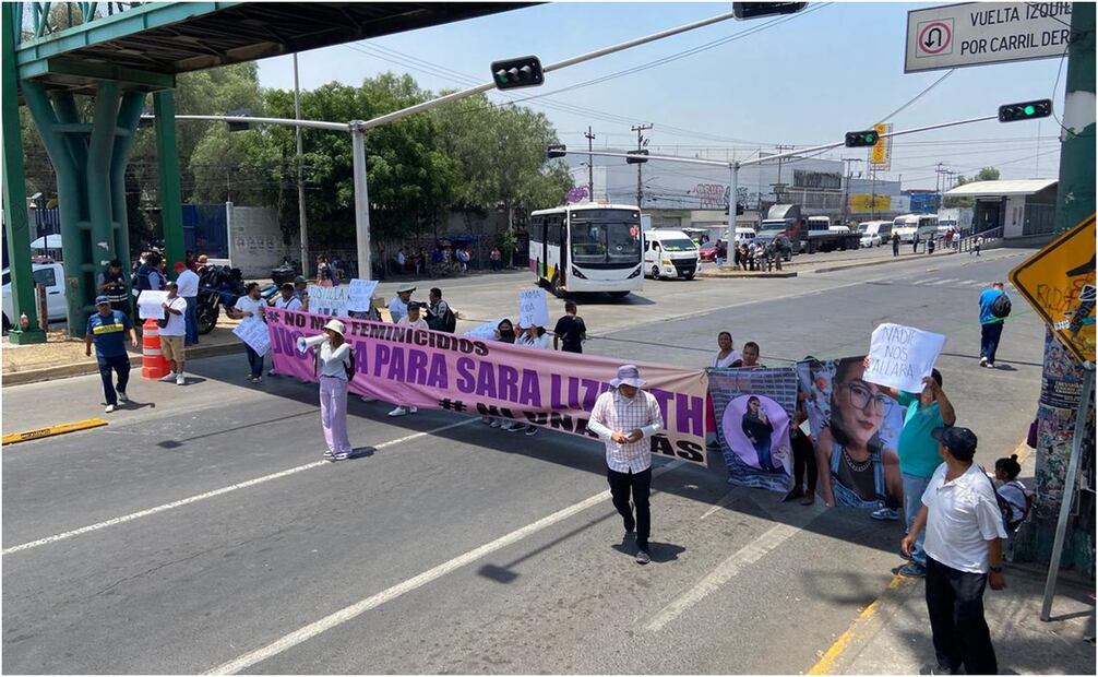 Bloqueo en Vía Morelos. Foto: Especial