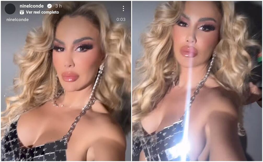 Ninel Conde se luce así en su cuenta de Instagram.