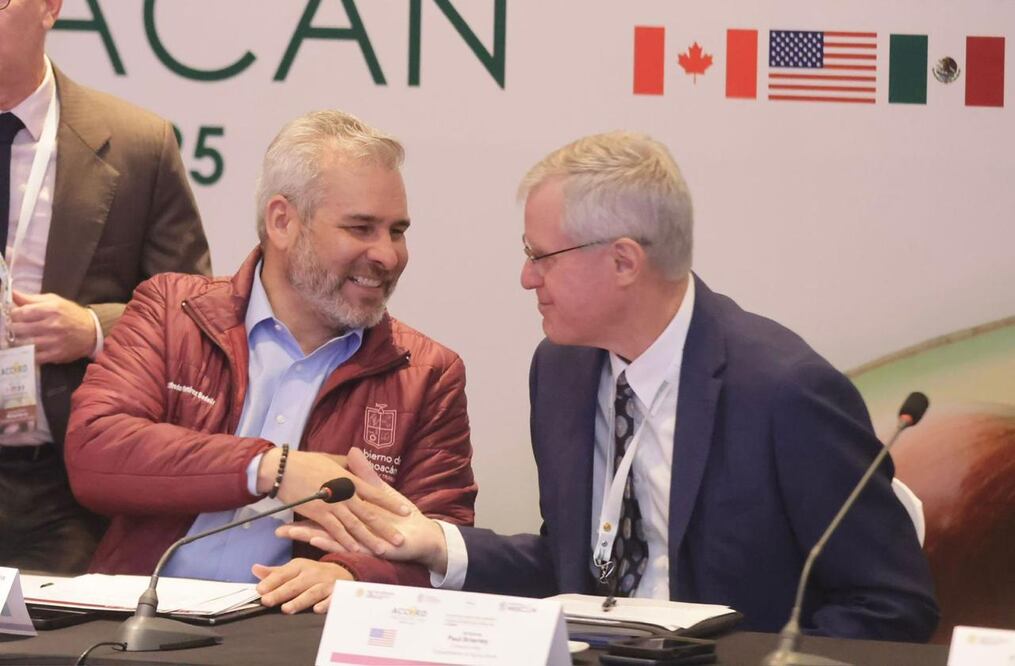 Gobernador de Michoacán celebra Acuerdo Agropecuario Trinacional con EU y Canadá. (Foto: especial)