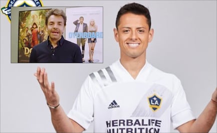 Eugenio Derbez le da la bienvenida a "Chicharito" Hernández