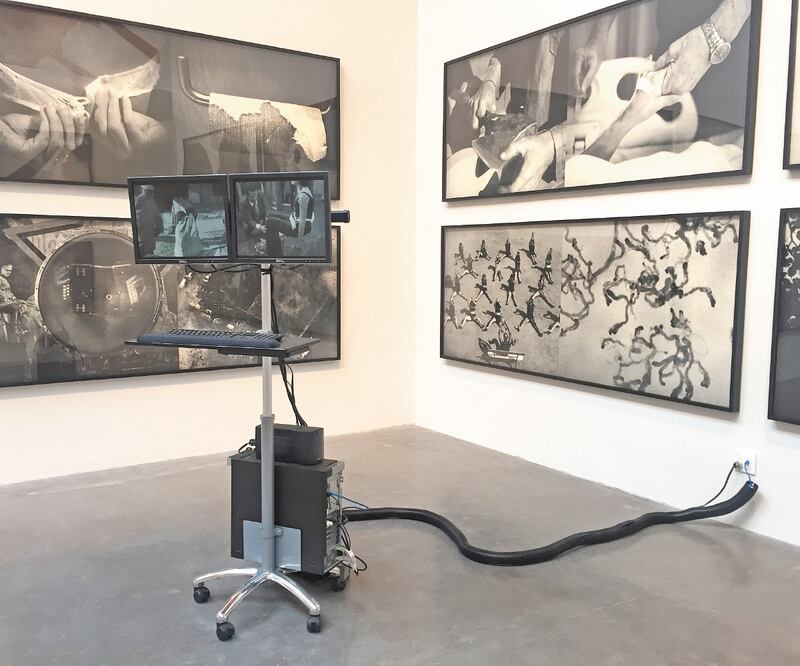 La computadora de la conexión, proyecto de Daniela Rosell y Galen Jackson. Fotos: SONIA SIERRA. EL UNIVERSAL