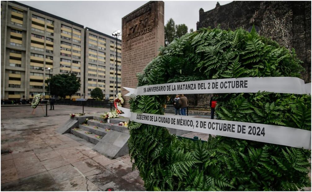 Conmemoración del 2 de Octubre en Tlatelolco. Foto: Jorge Alejandro Medellín