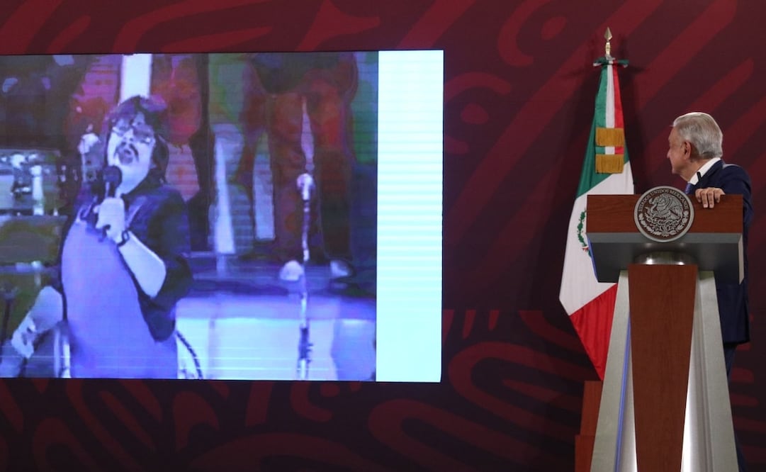 El presidente Andrés Manuel López Obrador reapareció este viernes en su conferencia matutina. Foto: Carlos Mejía. EL UNIVERSAL