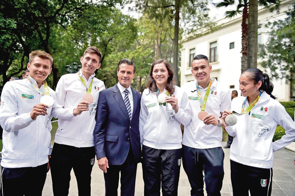 Enrique Peña Nieto dijo sentirse orgulloso del desempeño de todos los deportistas olímpicos (PRESIDENCIA)