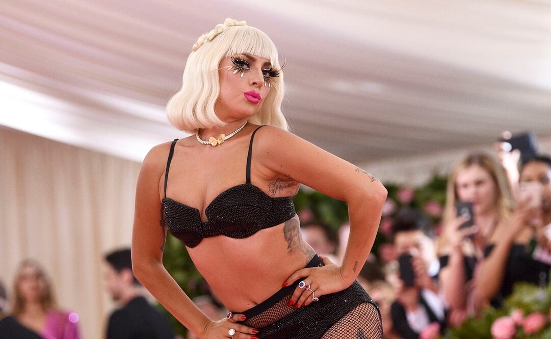 Lady Gaga en la Gala del MET. Foto: AP