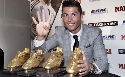 Cristiano Ronaldo recibe su cuarta Bota de Oro 