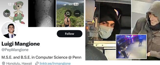 “Estos parásitos se lo merecían": ¿Quién es Luigi Mangione, el joven detenido como sospechoso del asesinato del CEO de UnitedHealthCare?