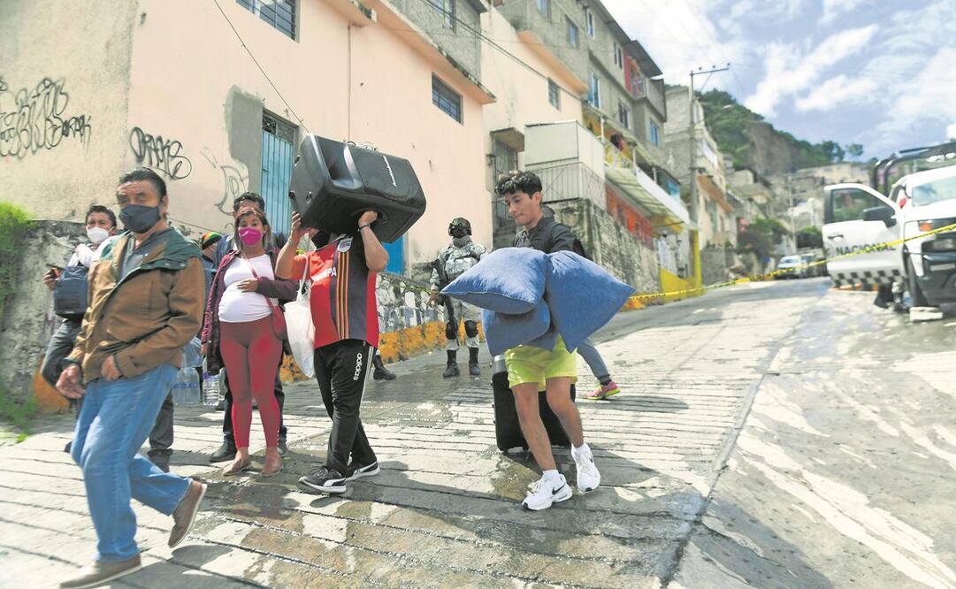 Tras el derrumbe fueron desalojadas 239 familias. Foto: Archivo. El Universal