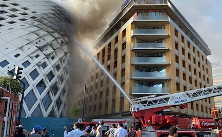 Se incendia edificio de Zaha Hadid en Beirut