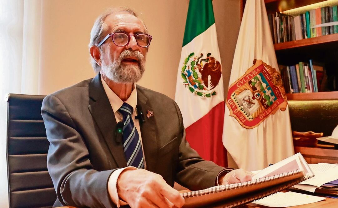 Entrevista a Pedro Moctezuma Barragán, Secretario del Agua del Estado de México. Foto: Alejandro Vargas | El Universal