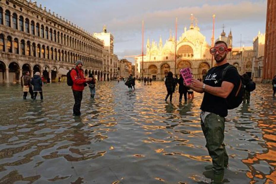 Venecia se prepara ante pronóstico de nuevas inundaciones
