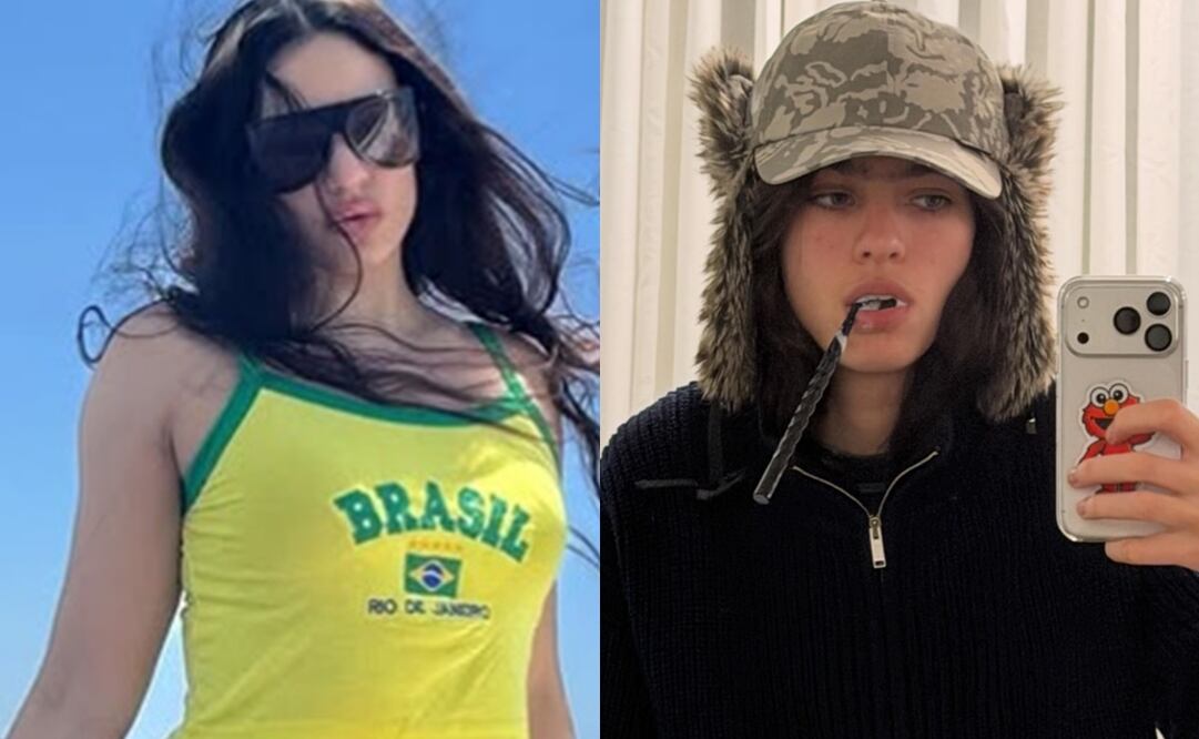 Rosalía y la modelo Loli Bahía. Foto: Instagram oficial.