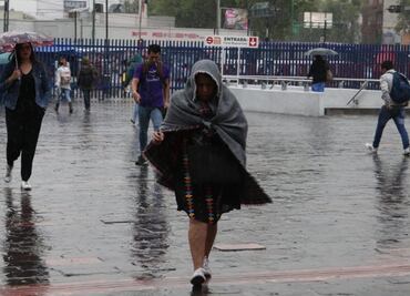 Prevén lunes lluvioso en el Valle de México