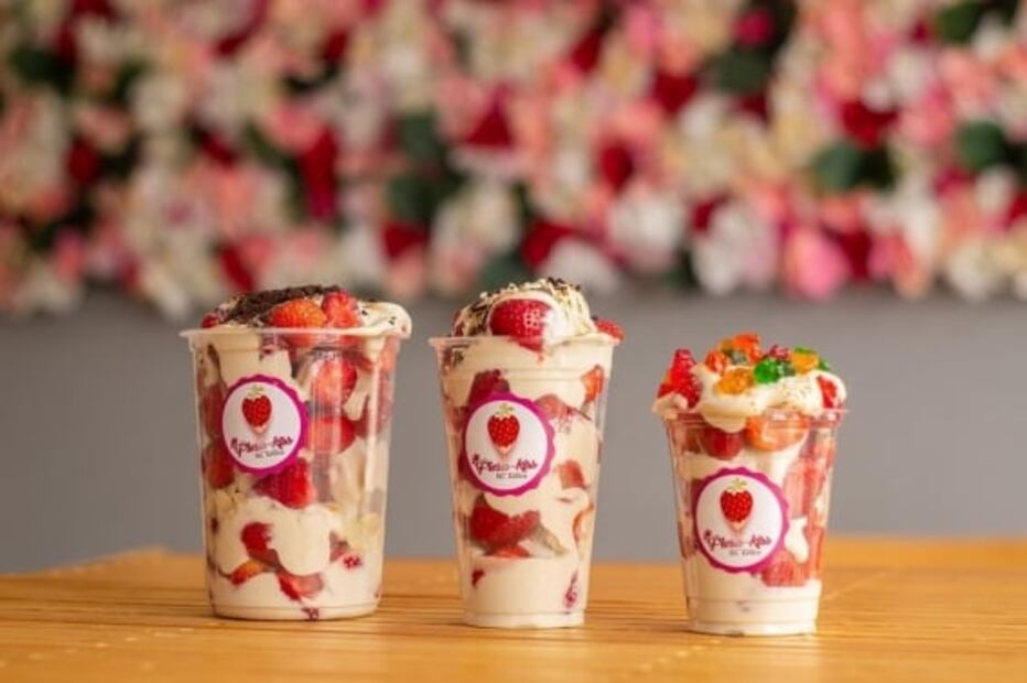 Fresas con crema. Foto: Especial 