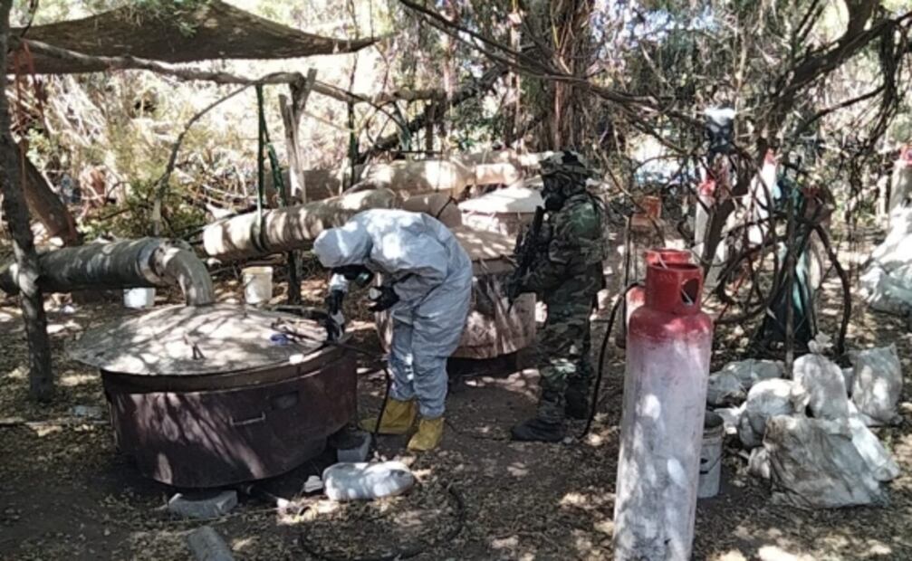 Marina desmantela ocho laboratorios clandestinos en Sinaloa