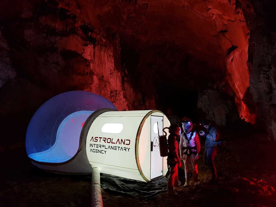 Cantabria recreará la primera estación permanente de astronautas en Marte. (Cortesía Astroland Cantabria)