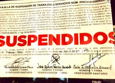Suman 211 antros suspendidos por no respetar medidas sanitarias ante Covid-19 en Edomex