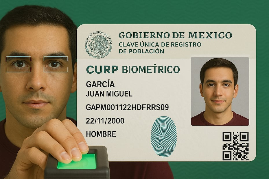 La CURP biométrica será el nuevo documento oficial de identificación; será obligatoria para toda la población y se perfila como el principal medio de registro en México. Foto: Creada con IA