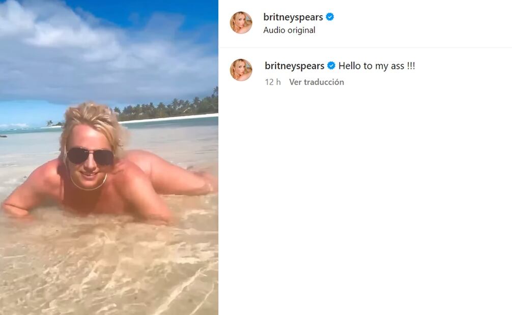 Britney Spears se vuelve a mostrar sin ropa en redes y desata comentarios.