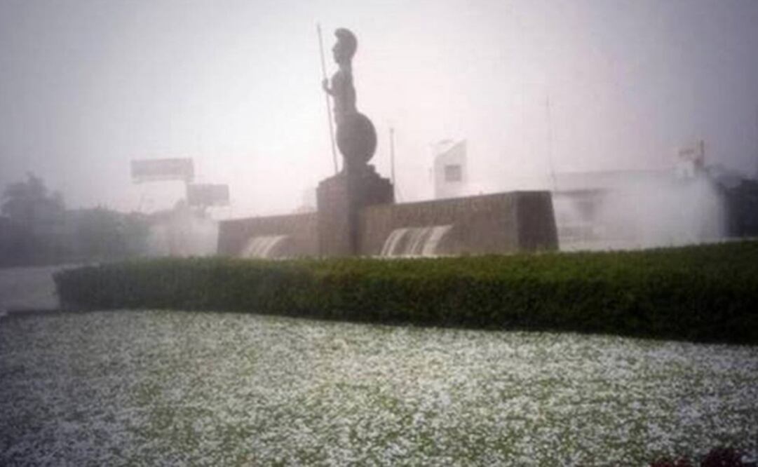 La temperatura llegó ese día a los 7 grados bajo cero. Foto: Facebook Universidad de Guadalajara