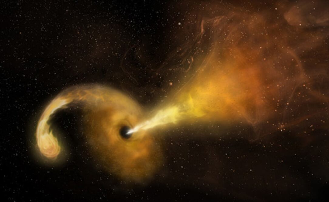 En enero de 2005 se detectó, en el núcleo de la galaxia en proceso de fusión 'Arp 299-B', un brillante destello que se consideró una explosión supernova. Foto: cab.inta.es