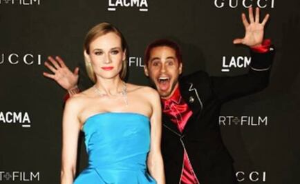 Jared Leto ataca de nuevo: se cruza en foto de Diane Kruger