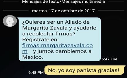 Acusan "traición" de panistas a favor de Margarita Zavala en Hidalgo