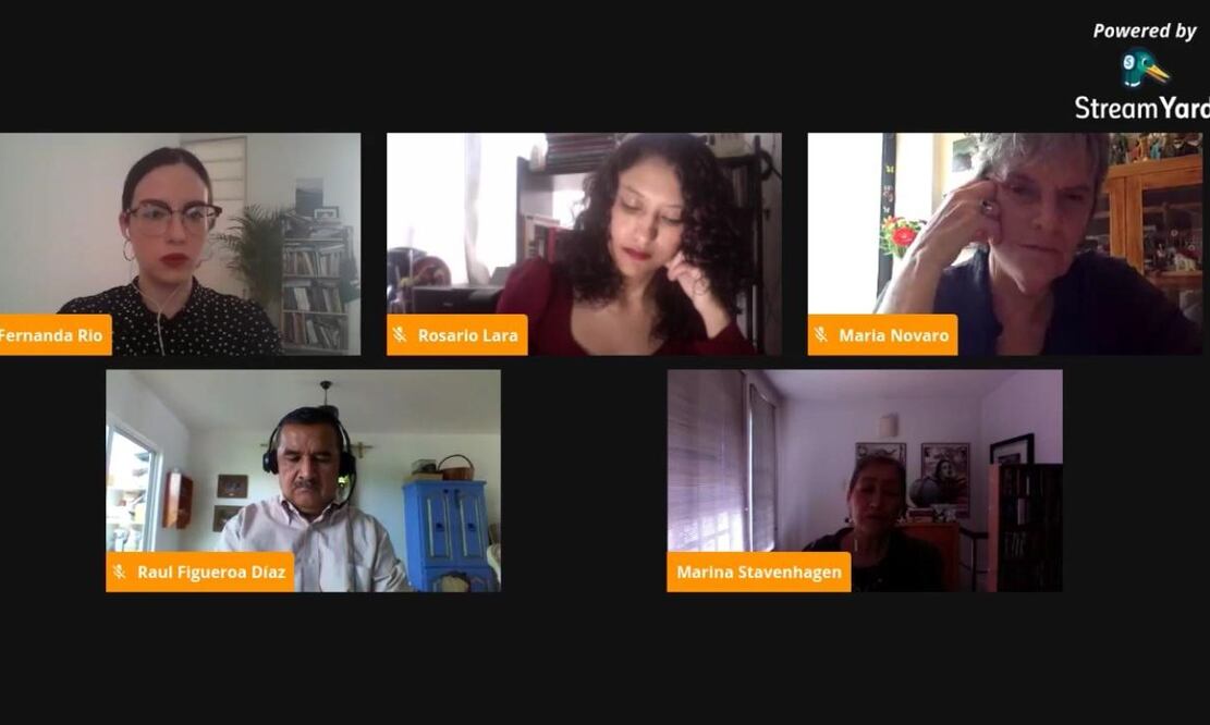 La reunión se dio vía streaming. Foto: Captura