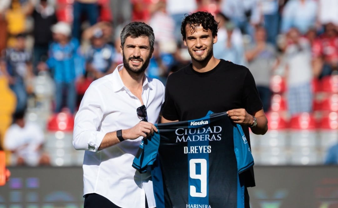 Querétaro presenta a Diego Reyes como su refuerzo estelar / Foto: @Club_Queretaro en X