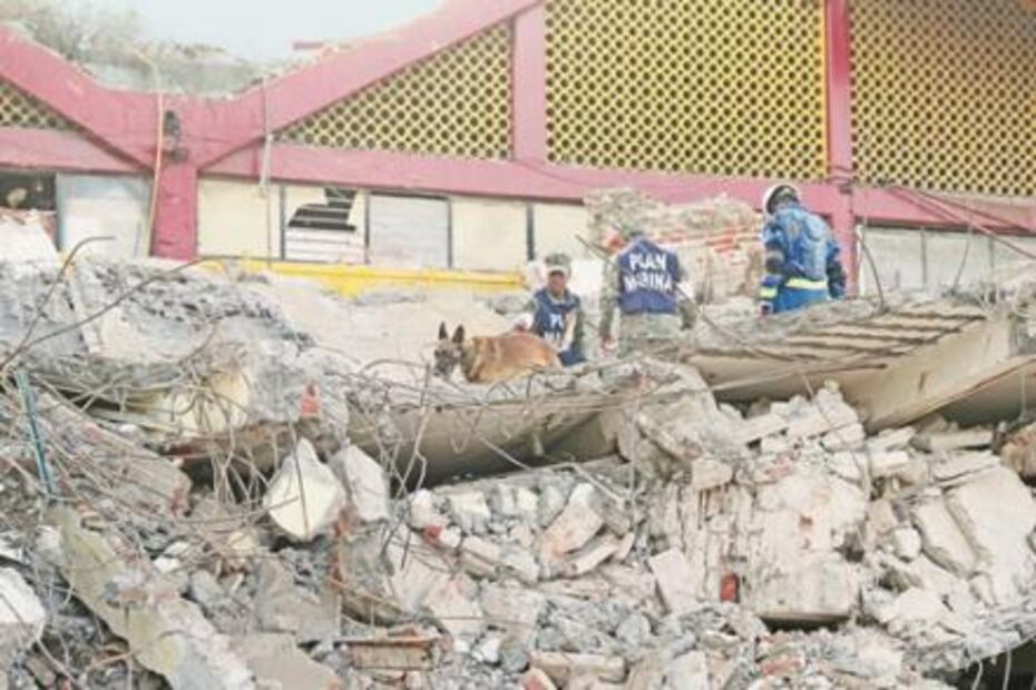 Lo encontraron entre escombros; estaba muerto