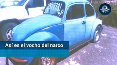 Un “vocho” oxidado, la estrella de la subasta de bienes del narco