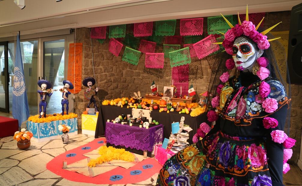 Altar Día de Muertos. Foto: Cortesía Secretaría de Cultura