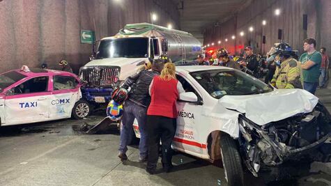 FOTOS y VIDEOS: Las impactantes imágenes que dejó el choque múltiple en Mixcoac