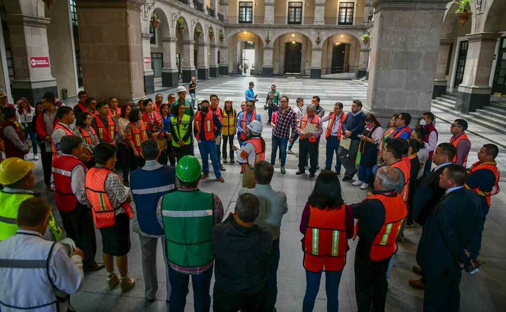 Participación en el Edomex en el Simulacro Nacional 2025 / Foto: Especial