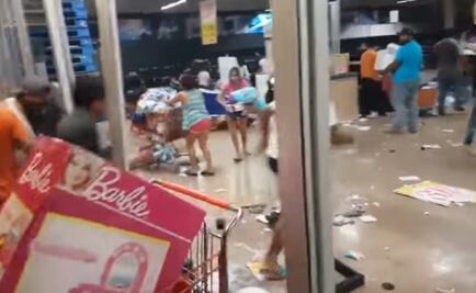 Viralizan video de saqueo en Veracruz; "estrenaste una vida de delincuente"