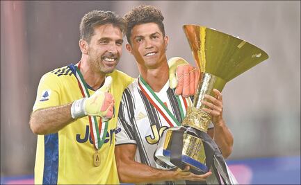 Buffon felicita a Cristiano Ronaldo y le lanza nuevo reto